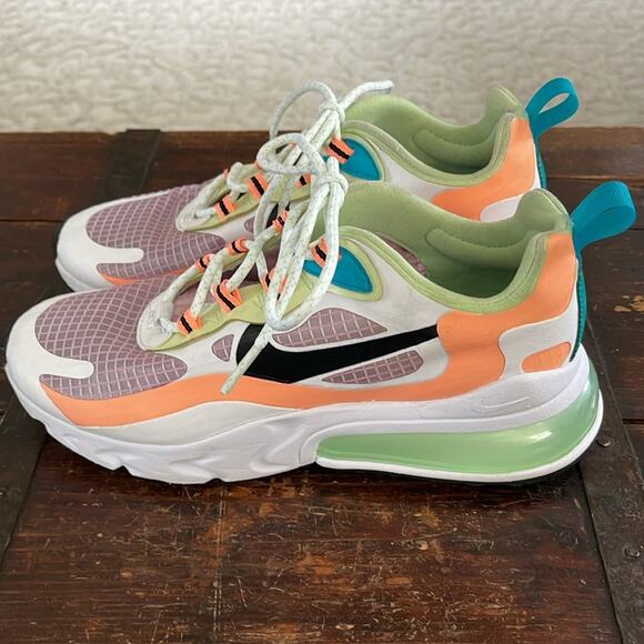 Nike Air Max 270 React SE Light Arctic Pink Size 6.5 - Picture 2 of 8
